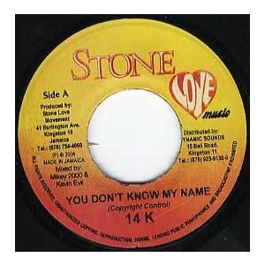 【レコード】14K - YOU DON&apos;T KNOW MY NAME 7&quot; JAMA 2004年リリ...