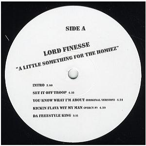 【レコード】LORD FINESSE - A LITTLE SOMETHING FOR THE HO...