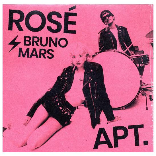 【レコード】BRUNO MARS &amp; ROSE - APT (PINK VINYL) 7" US 2...
