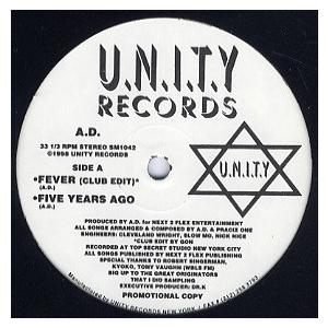 【レコード】A.D. - FEVER without Jacket 12" US 1998年リリース