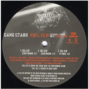 【レコード】GANG STARR feat Nice &amp; Smooth - FULL CLIP / ...
