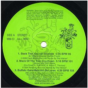 【レコード】JUVENILE / RUFF RYDERS - Back That Azz Up / ...