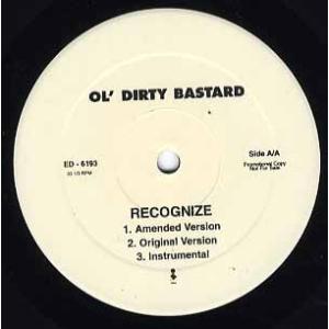 【レコード】OL 'DIRTY BASTARD feat Chris Rock - RECOGNIZE 12" US 1999年リリース