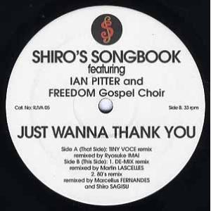 【レコード】SHIRO'S SONGBOOK ft Ian Pitter, Freedom Gosp...