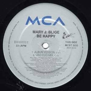 【レコード】MARY J BLIGE - BE HAPPY (WHITE) 12" UK 2000年...