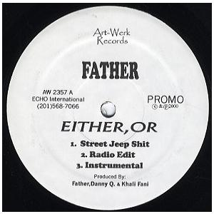 【レコード】FATHER - EITHER, OR 12" US 2000年リリース