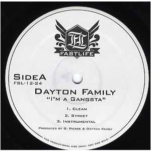 【レコード】DAYTON FAMILY - I'M A GANGSTA / MURDA ON MY BLOCK 12" US 2005年リリース