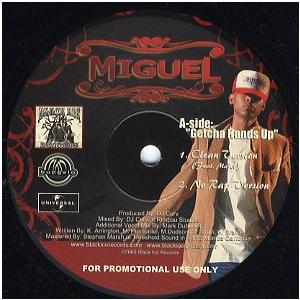 【レコード】MIGUEL feat Major - GETCHA HANDS UP 12" US 2...