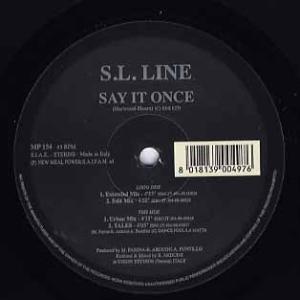 【レコード】S.L. LINE - SAY IT ONCE 12" JAPAN 2006年リリース