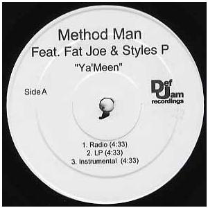 【レコード】METHOD MAN ft Fat Joe, Styles P - YA MEEN 12...