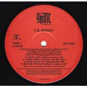 レコード】F.S. EFFECT - SO DEEP IT'S BOTTOMLESS LP US 1991年