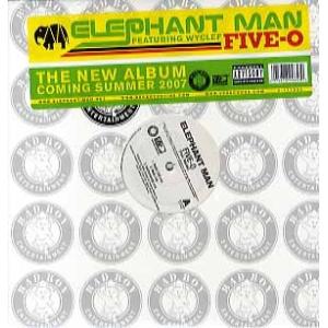 【レコード】ELEPHANT MAN feat WYCLEF - FIVE O 12&quot; US 200...