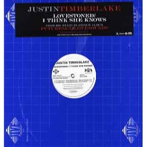 【レコード】JUSTIN TIMBERLAKE - LOVESTONED / I THINK SHE...