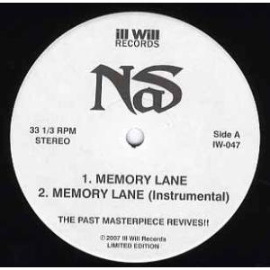NAS - MEMORY LANE / N.Y. STATE OF MIND 12 JAPAN 2008年リリース