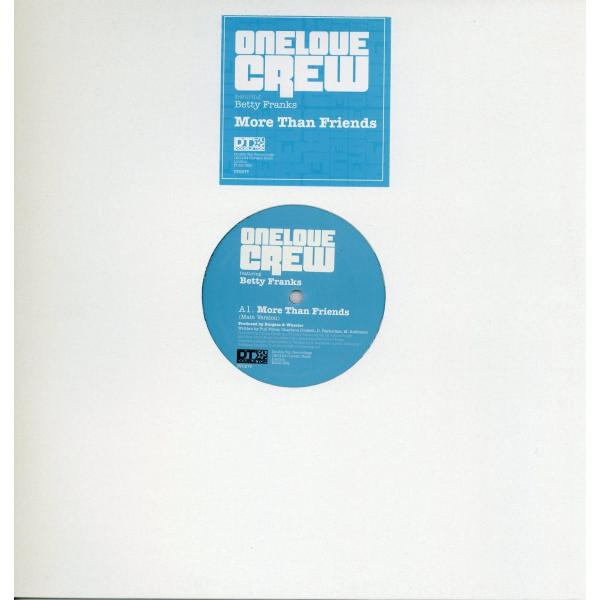 【レコード】ONE LOVE CREW - MORE THAN FRIENDS (UK) 12" U...