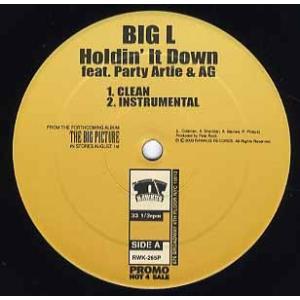 【レコード】BIG L feat Party Artie, AG - HOLDIN, IT DOWN...