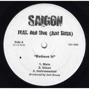 【レコード】SAIGON feat RED 5IVE - BELIEVE IT (Prod By J...