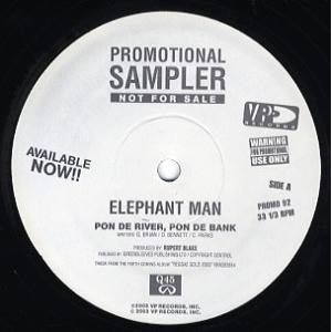 【レコード】ELEPHANT MAN - PON DE RIVER PON DE BANK 12&quot; ...