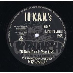【レコード】10 K.A.N.'S feat Dick M. Down - U NEED DICK ...