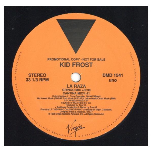 【レコード】KID FROST - LA RAZA (GRINGO MIX) 12&quot; US 1990...