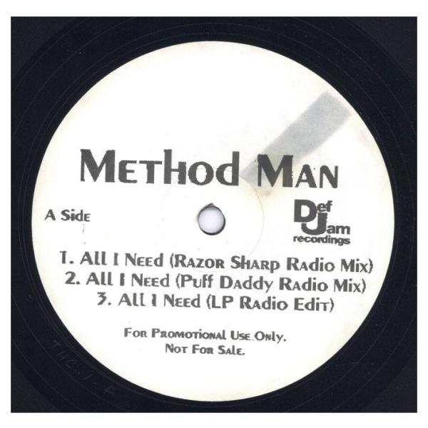 【レコード】METHOD MAN feat Mary J Blige - ALL I NEED (P...