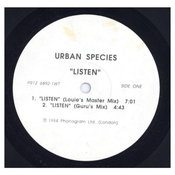 【レコード】URBAN SPECIES - LISTEN (GURU'S MIX) (PROMO) ...