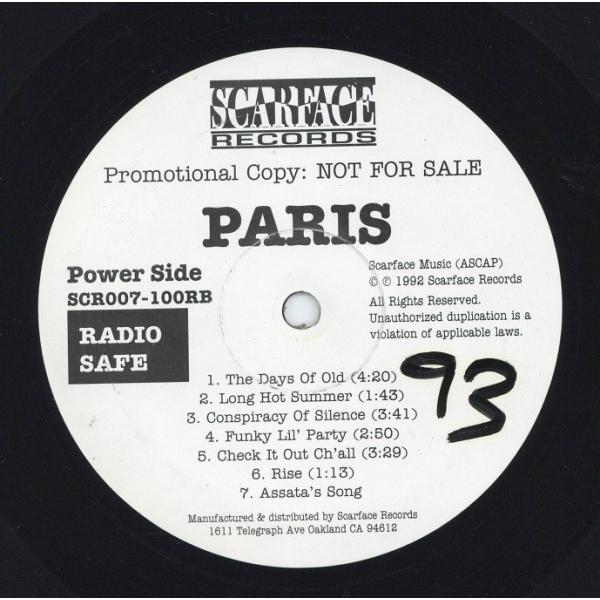 【レコード】PARIS - SLEEPING WITH THE ENEMY (Promo) LP U...