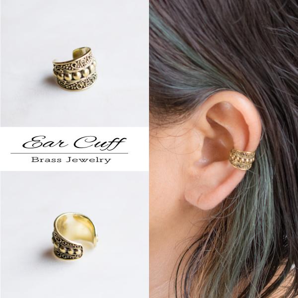 イヤーカフ 017 イヤーカフス ブラスジュエリー  エスニック