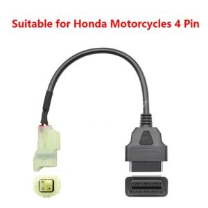 【並行輸入品】バイク 4Pin - OBD2 診断スキャナーアダプターケーブル ホンダバイク用
