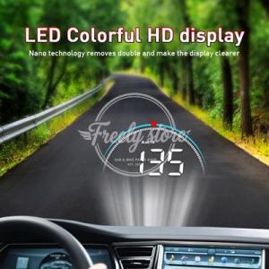 【並行輸入品】AD M8 HUD ヘッドアップディスプレイスピードメータータコメーター車 OBD2 ...