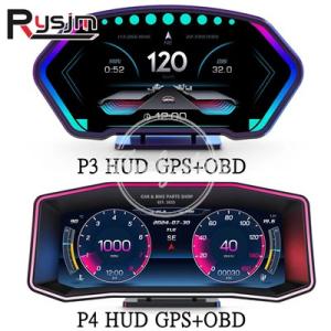 【並行輸入品】インテリジェントデジタルヘッドアップディスプレイ 車用 p3 p4 obd2 hud ...
