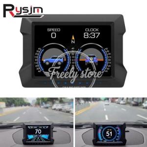 【並行輸入品】車 ヘッドアップディスプレイ コンピューター デジタル時計 スロープメーター GPSス...