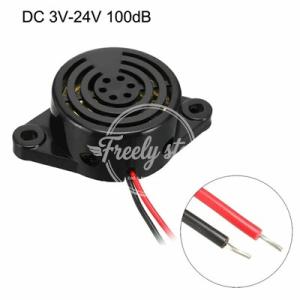 【並行輸入品】1Pc アラーム高デシベル DC3V-24V 100dB 電子ブザービープ音アラームリンガー連続音 Arduino 車バン用