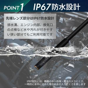 ファイバースコープ モニター付き 内視鏡 1m...の詳細画像2
