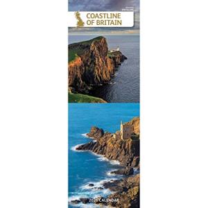 Coastline of Britain Slim Calendar 2021 (Slim Regional)｜free-store78