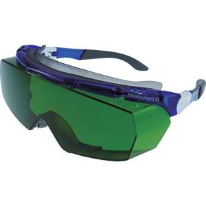 山本光学 YAMAMOTO SNW-770 オーバーグラス 遮光用 保護めがね 上部クッションバー&ノーズパッド付き 眼鏡併用可 ブルー PET｜free-store78