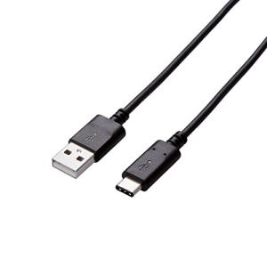 エレコム USBケーブル Type C ( USB A to USB C ) 15W 0.5m USB3.1認証品 最大10Gbps ブラック｜free-store78