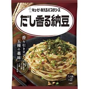 キユーピー あえるパスタソース だし香る納豆 30.3g×2P×6個｜free-store78