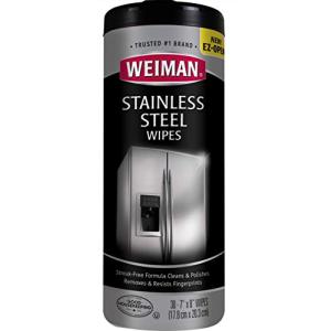 Weiman Stainless Steel Wipes アメリカ生まれ ステンレス・クリーナー 30枚入り｜free-store78