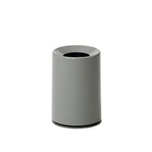 ideaco ゴミ箱 丸形 1.2L 直径12.5高さ18.5cm mini TUBELOR ash gray (ミニチューブラー