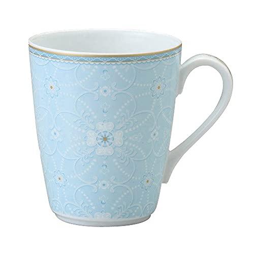 NARUMI(ナルミ) マグカップ イングリッシュトラッドブルー 300cc やさしく上品な絵柄 電...