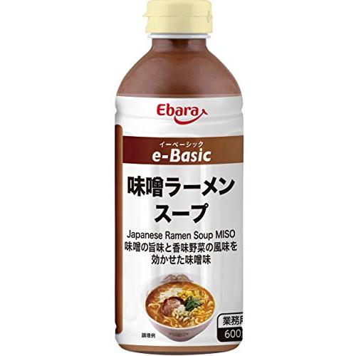 エバラ  e-Basic 味噌ラーメンスープ 600g ×3本（ ラーメンスープの素 ラーメンスープ...