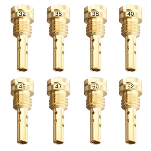 Jetsetmoto ケーヒン FCR用 パイロットジェット 8個セット（15×5.4mm）#35#...
