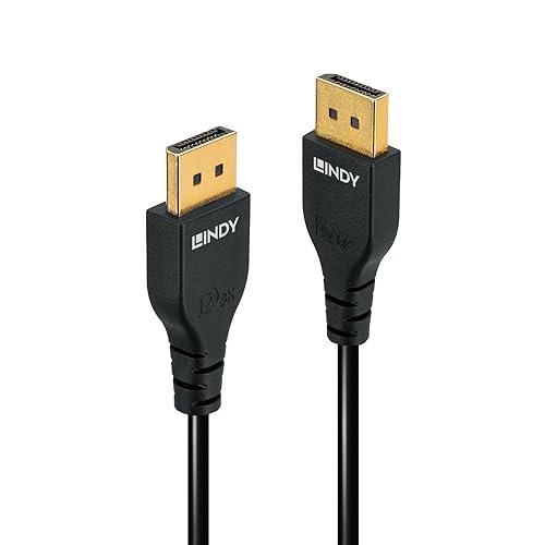 LINDY 2m SLIM LINE DisplayPort 1.4ケーブル(型番:36462)