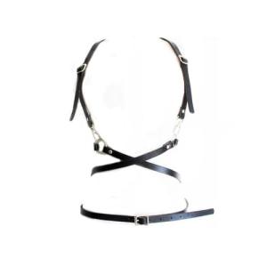 Stoooduo ハーネスベルト 人間用 サスペンダー レディース ハーネス レディース サスペンダー 重ね着スタイル チェーン バングル レデ