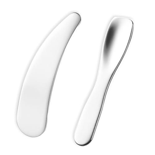 LKCCTK メイク スパチュラ ミニ メイク スキンケア クリーム アイクリーム 用 ステンレス製...