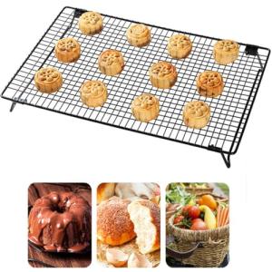 ケーキクーラー 四角 折り畳み ケーキ冷却トレイ ワイヤーラックベーキング オーブンワイヤーラック ベーキングラック ケーキ冷却ト焦げ付き防止｜FREE-Store