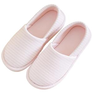 ココマリ スリッパ レディース ルームシューズ かかと付き 滑り止め おしゃれ 歩きやすい かかとあり 洗える 室内履き R-01 スリッポン