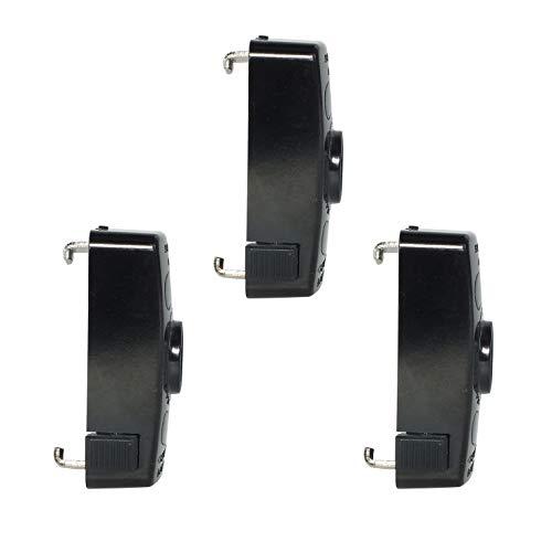 Pispoer 角型引掛シーリングアダプター 配線プラグ 120V 6A 引掛シーリングボディ PS...