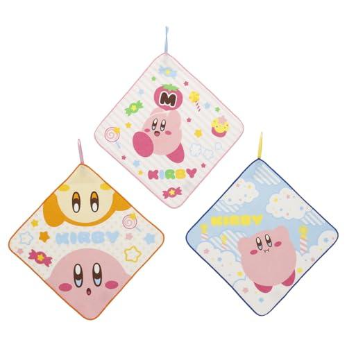 丸眞 ループタオル 3枚組 星のカービィ わくわくカービィ 星のカービィ キャラクター 入園入学グッ...